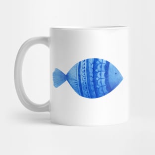 blue fish Mug